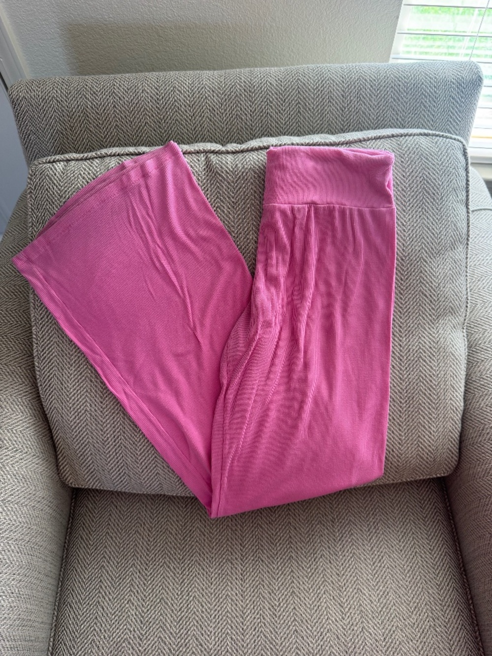 SKIMS Soft Lounge Drawstring Fold Over Pants Bubblegum Pink Large